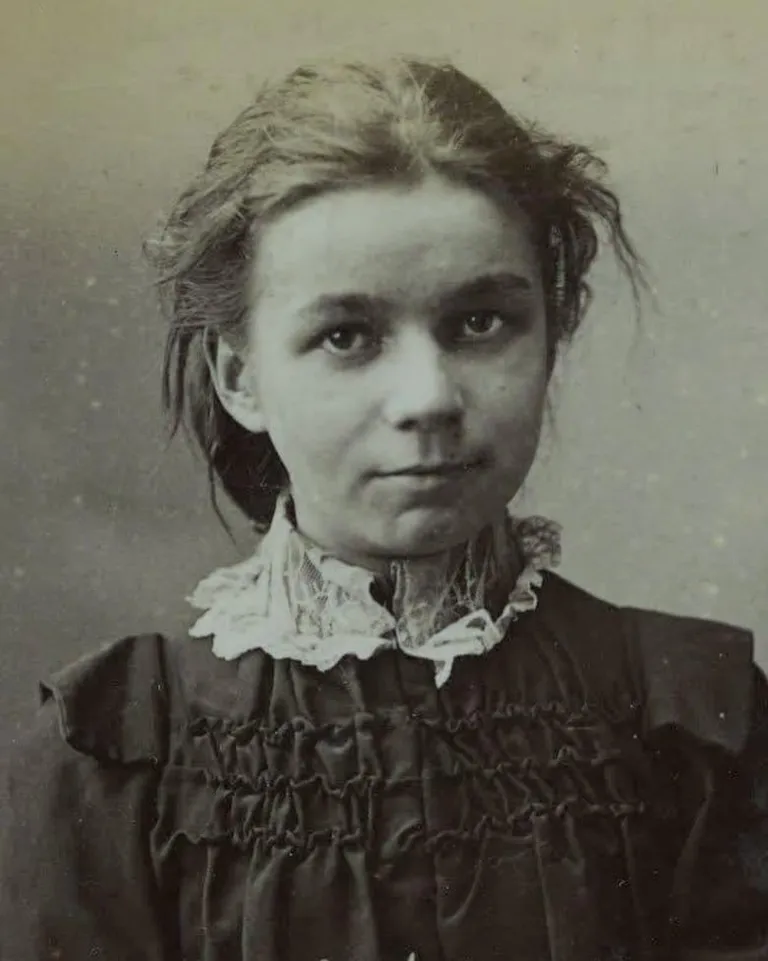 Margaret Care, aged 14, when she was admitted into Barnardo’s Home, 273 Mare Street, Hackney, April 11th, 1900, after the deaths of her parents from tuberculosis. She spent just over a year in the home before she caught pulmonary tuberculosis and passed away.