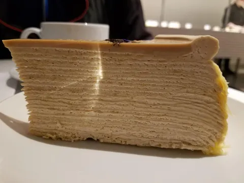 [I ate] 20-layer Earl Grey Mille Crepes Cake
