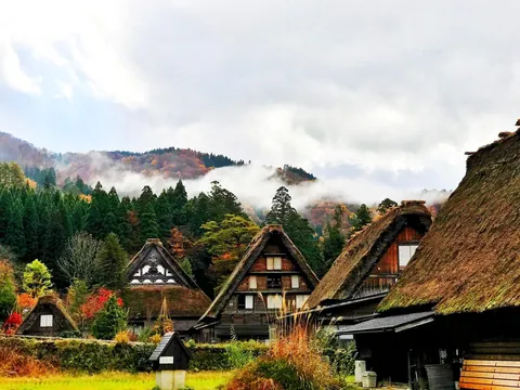 Houses in Gifu Prefecture, Japan