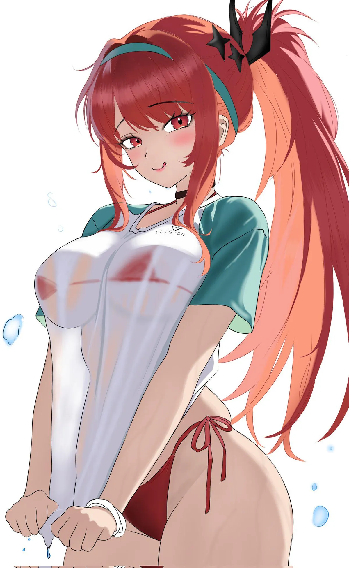 Rapi bought a new swimsuit [Nikke]