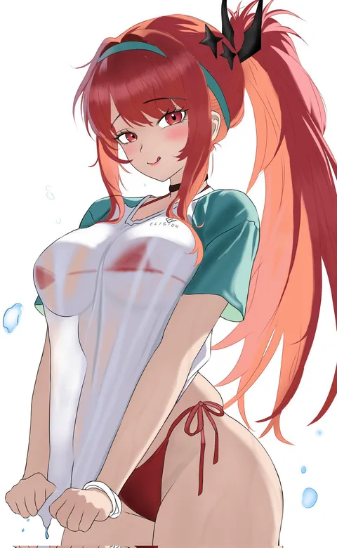 Rapi bought a new swimsuit [Nikke]