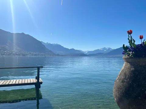 Springtime in Annecy, France.
