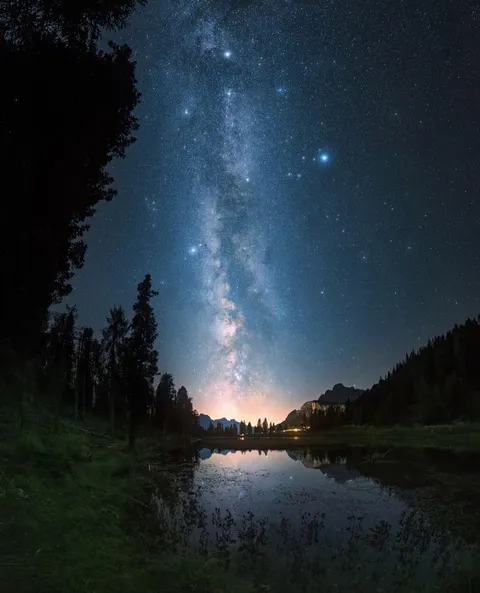 (OC) Our Milky Way seen from the Dolomites