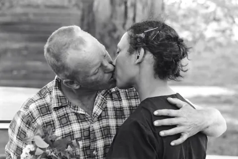 Richard and Mildred Loving were arrested the 11 of July of 1958 for being Married and expelled from their home in Virginia, they eventually sued the state and won in 1967. Here in 1965.