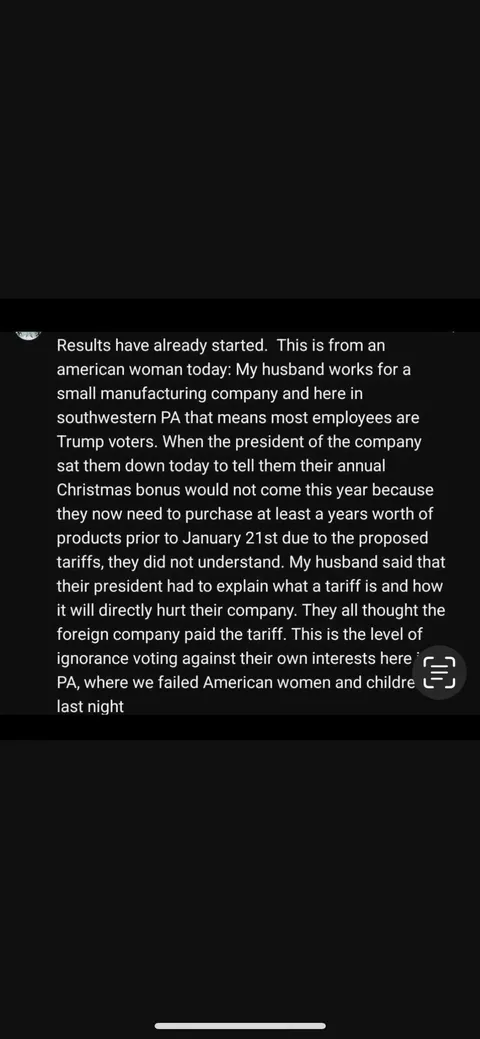 Already reaping what they sow