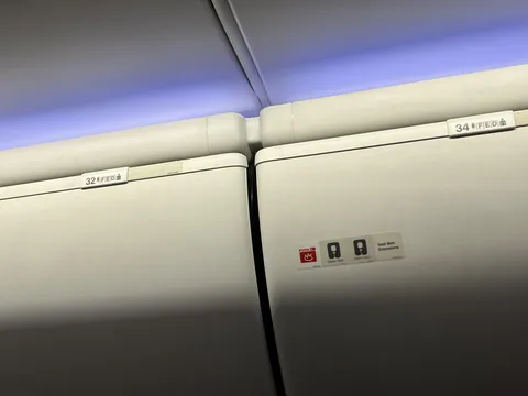 The plane I was on had no row 33