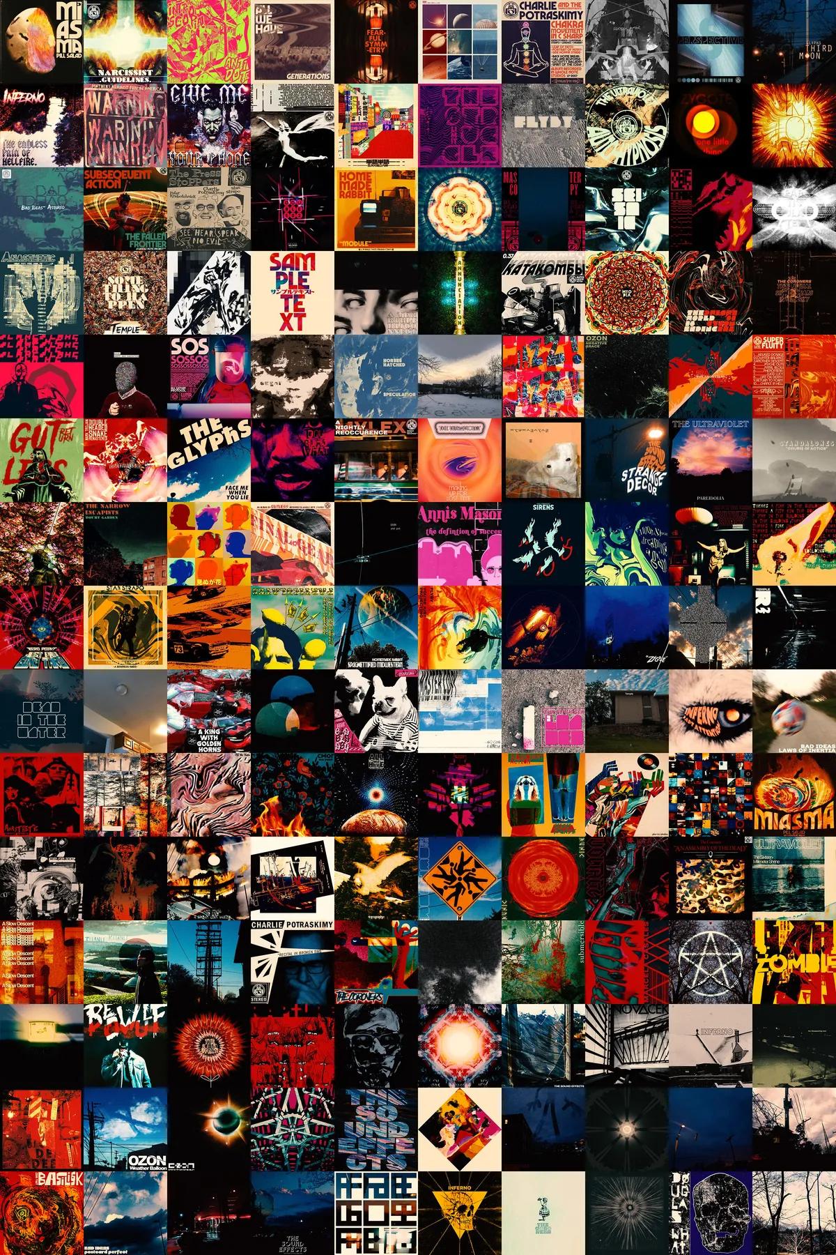 150 made up covers I created for r/fakealbumcovers