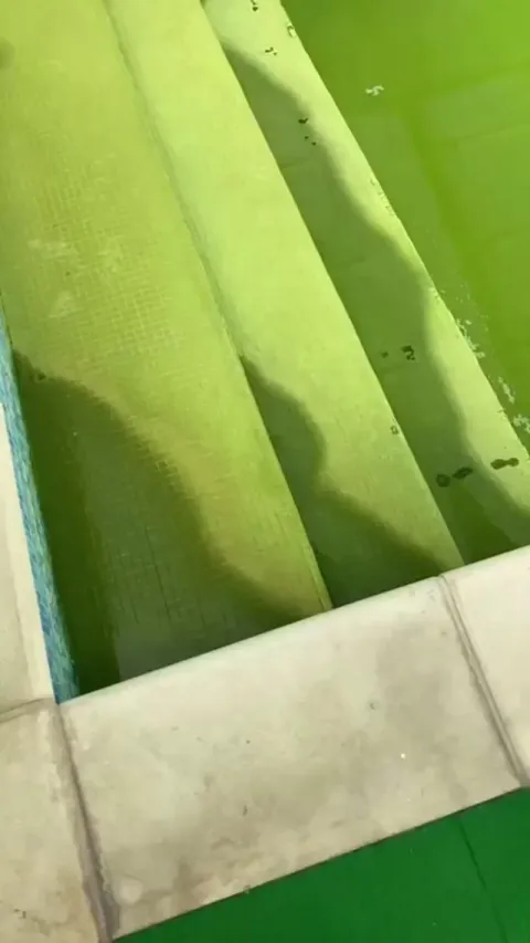 When the Pool Steps get Slightly Off Color