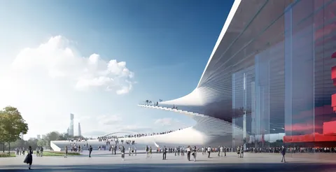 Shanghai Grand Opera House by Snøhetta. Due for completion in 2025