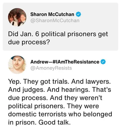 MAGA clueless about what Due Process is. Thank you for coming to my Ted Talk.