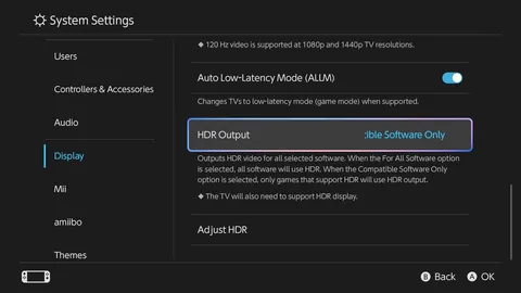 Turn on “stop charging around 90%” and HDR Output for “Compatible Software only”