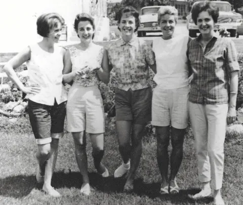 My Grandmother and her 4 sisters, early 1960's. The last sister passed away yesterday and they are finally reunited.