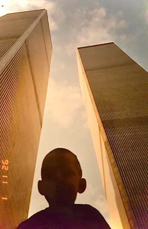 My 6yr old self at the foot of the World Trade Centre(1992)