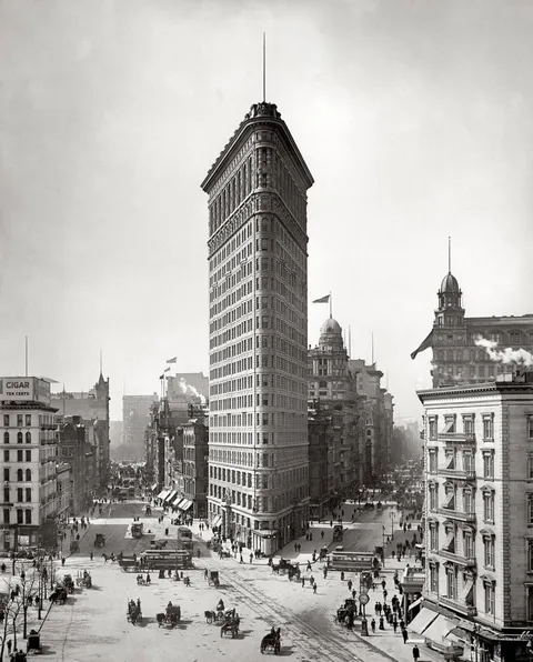 Flatiron Building, New York, USA, 1903, Arch. Daniel Burnham &amp; Frederick Dinkelberg.