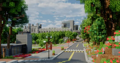 I Spent 700 Hours Building My University Campus in Minecraft