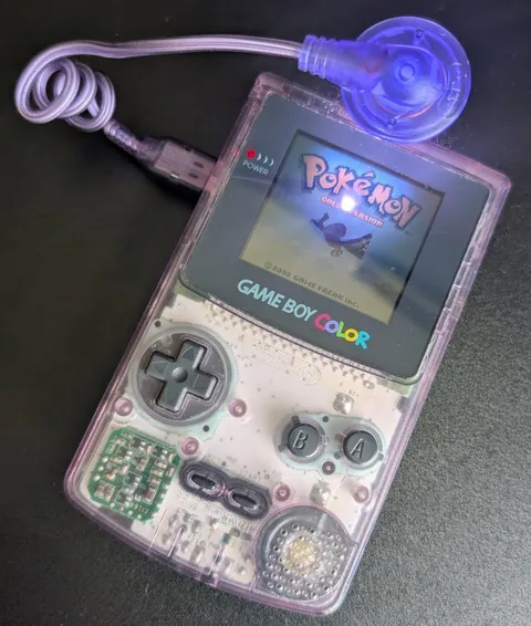 Found my Game Boy Color with the worm light