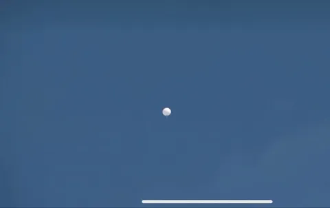 The Chinese Balloon Shot Down