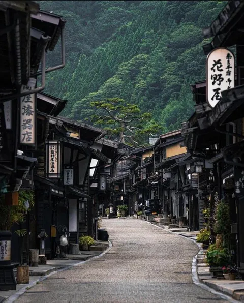 Preserved Edo period neighborhood in Japan