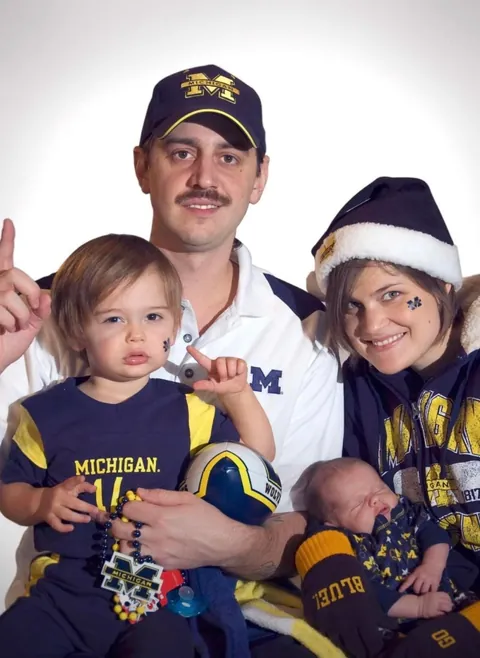For 16 years, my friend and his family have done a themed Christmas photo. 