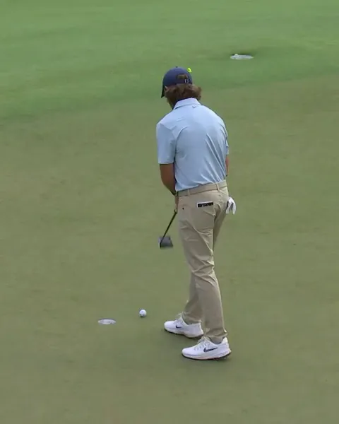 Tommy Fleetwood’s final putt to win his first PGA TOUR title