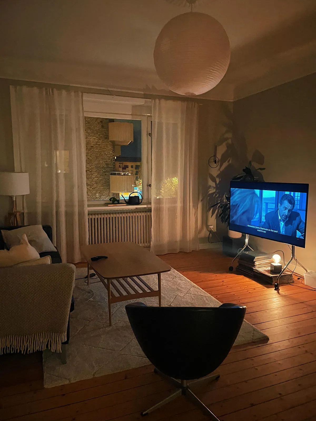 Getting ready for movie night - Malmö Sweden 