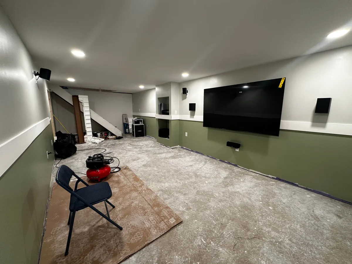 I finished a portion of my basement
