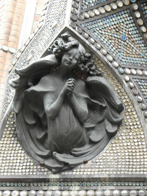 The gothic art nouveau church, Saint-Jean de Montmartre (1904) in Paris. Described by Le-Corbusier as "hideous".