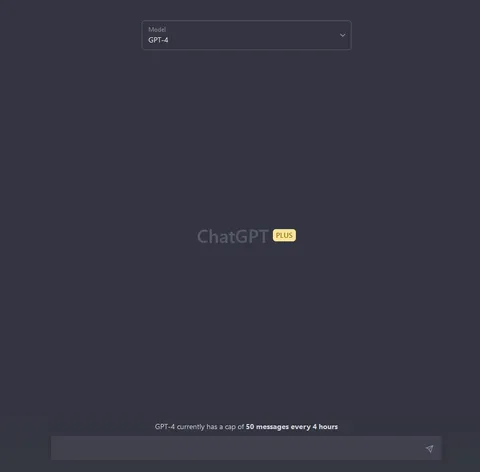 GPT-4 just changed its message limit to 50 every 4 hours instead of 100