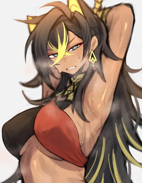 Licks up my Sweaty Pit 💗💗 Come have a taste Sweetie 💦