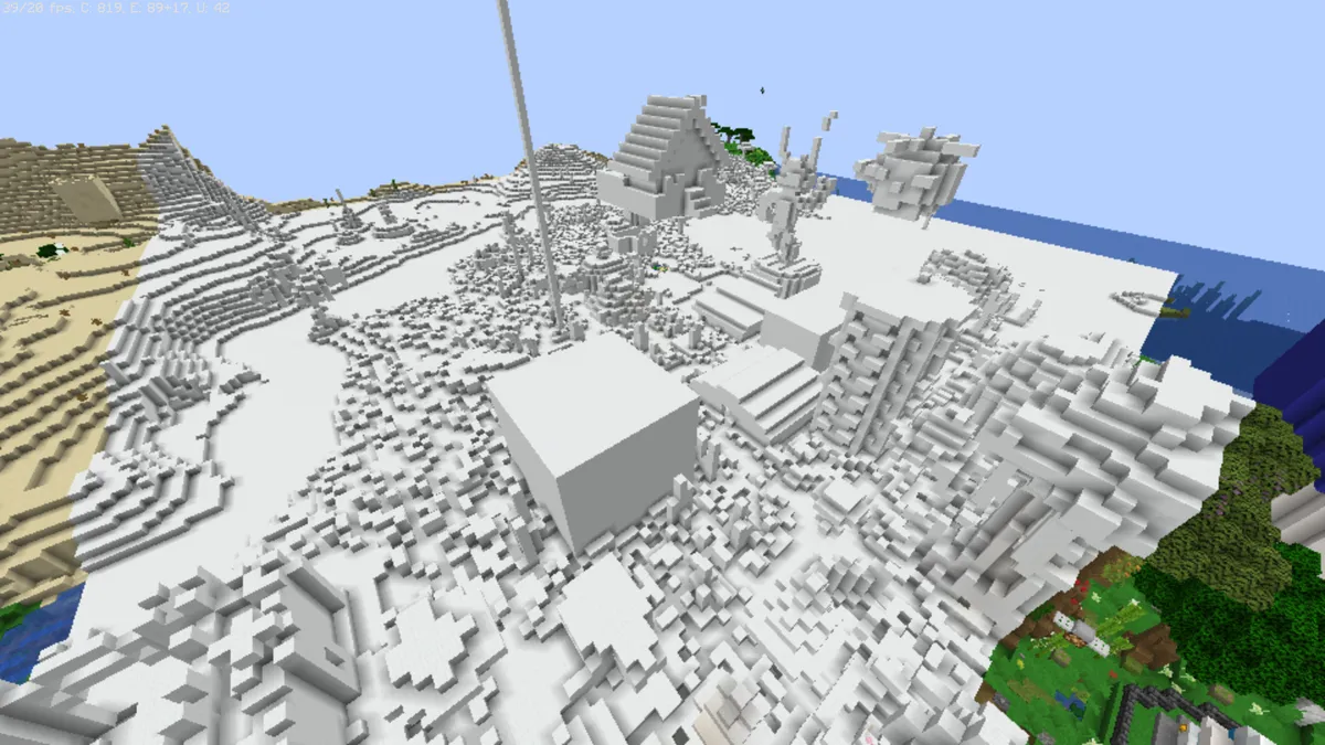 My sister turned more than half of our creative world into wool using world edit and left the world, is there any way to fix it?