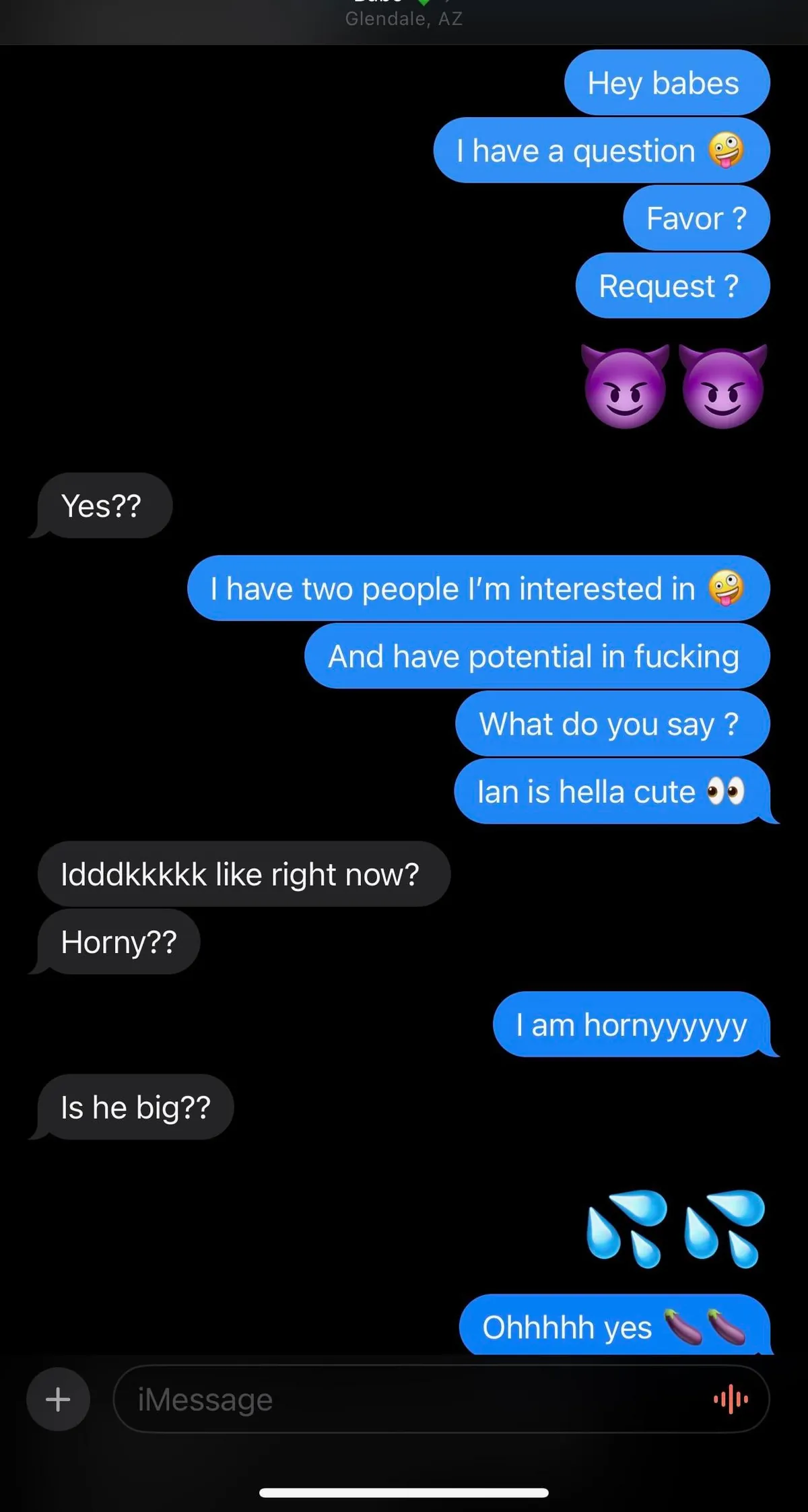 My morning shenanigans while hubby is at work 😈🍆🍑💖