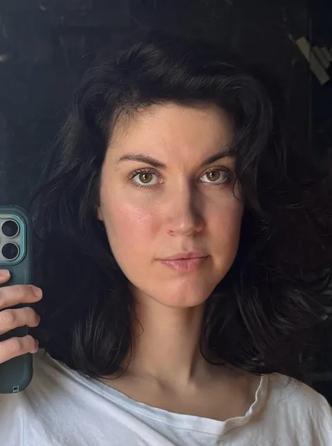 Does a red lip age me, or am I just not used to it? (Swipe for natural look). Be honest!
