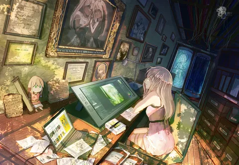 500 lifetimes later, Von_Grechii (me), digital, 2024