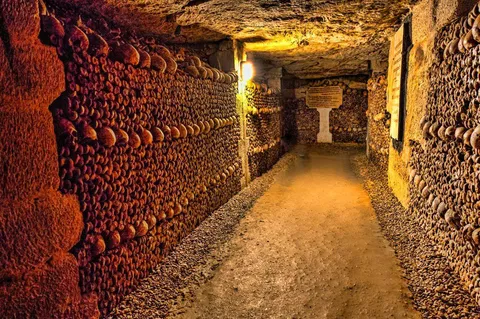 The Paris Catacombs as many of you may know spans underground almost 1/3 of the entire city of Paris, plenty of these tunnels remain unexplored