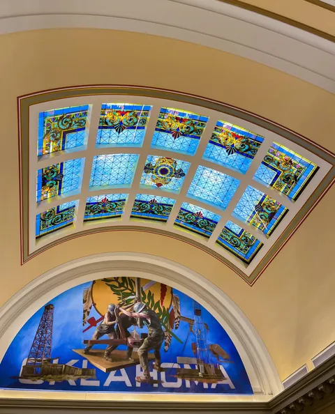 Visited the Oklahoma state capitol for the first time and was absolutely blown away