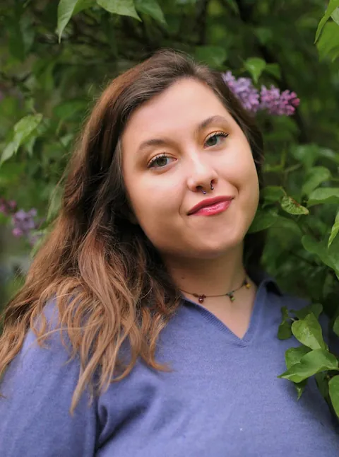 My Grammy’s 12th grade yearbook photo (1946) vs me today