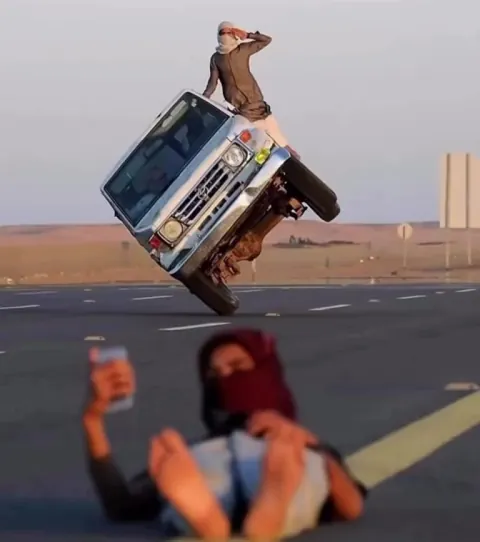 In the early 2000’s Saudi Arabia’s empty highways became the backdrop for a famous underground car culture known as “hajwala”