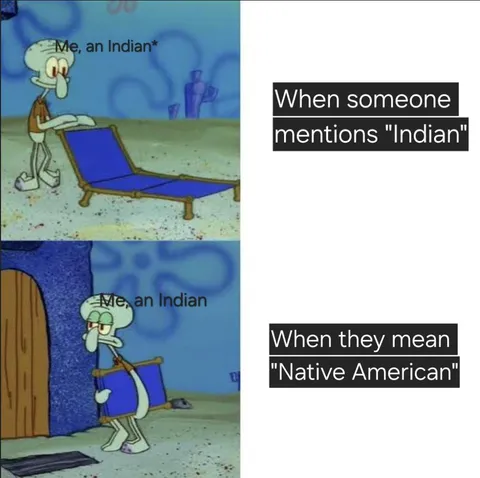 The Red Indian Confusion