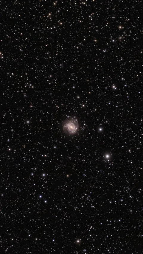 I captured the Southern Pinwheel Galaxy from my buddy’s backyard.