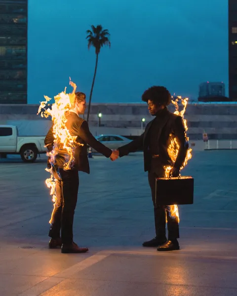 ITAP of people on fire