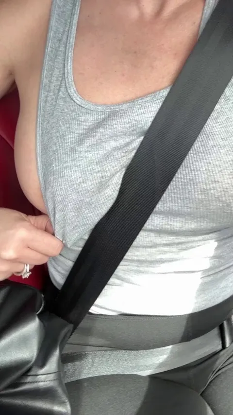 Horny, and left the house with no bra so I can show proof all over town… [gif] 
