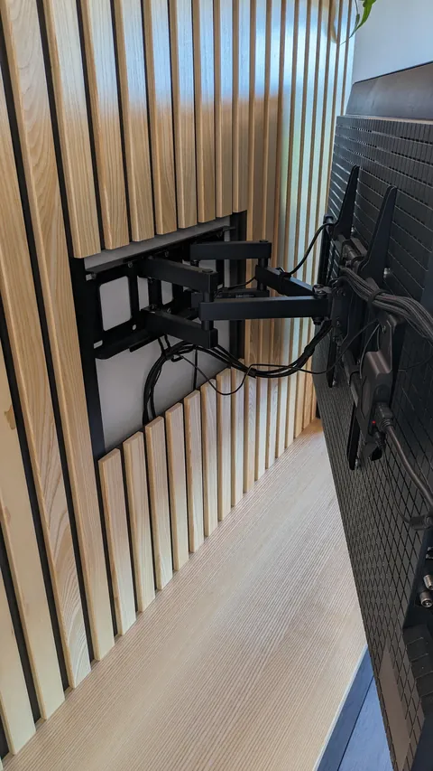 I made a TV-wall for my living-room