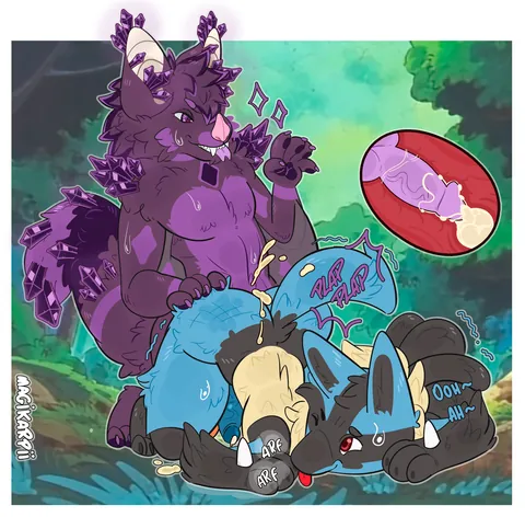 A different way to have fun with your lucario (nerf_magikarpii)