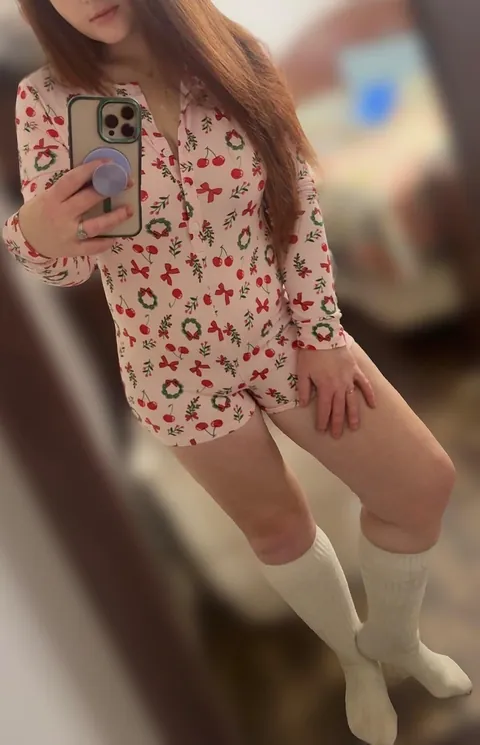 Just warming up for a very naughty December… 🍒🎄