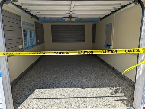 Completed my Tron-themed garage/workshop project