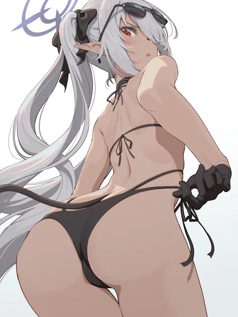 Iori From Behind [Blue Archive] (PinaxPinakes)