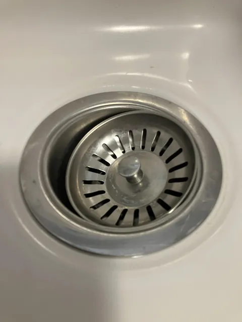 You don’t need to tilt the sink strainer. Am I the only person on earth who understands this?