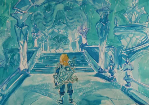 I need to stop the rain!, me, watercolor, 2021