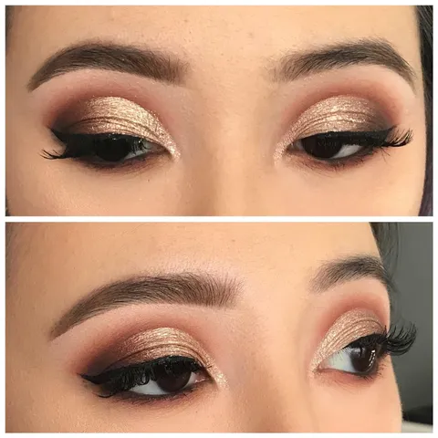 Took a makeup class and learnt how to do a cut crease on Asian eyes