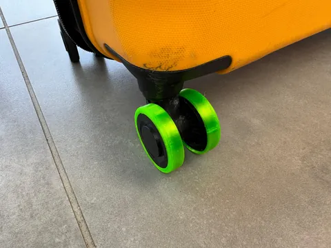 Tired of suitcase wheels dying mid-trip? I 3D printed a fix.